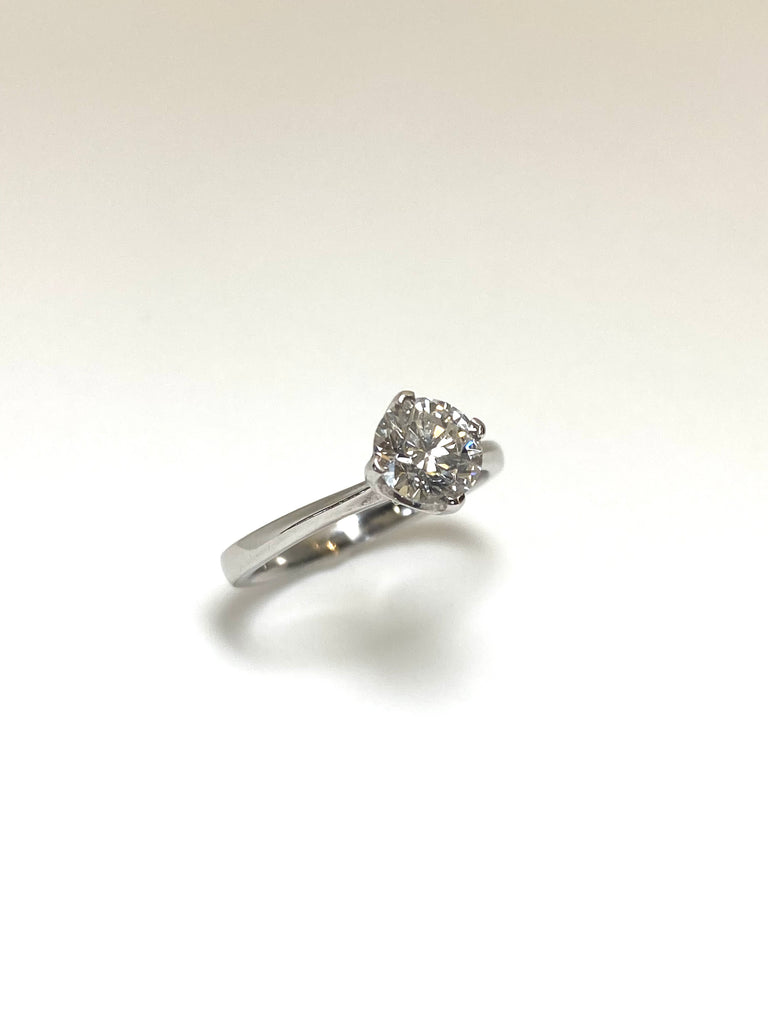 PLATINUM 1.01CT SOLITAIRE RING