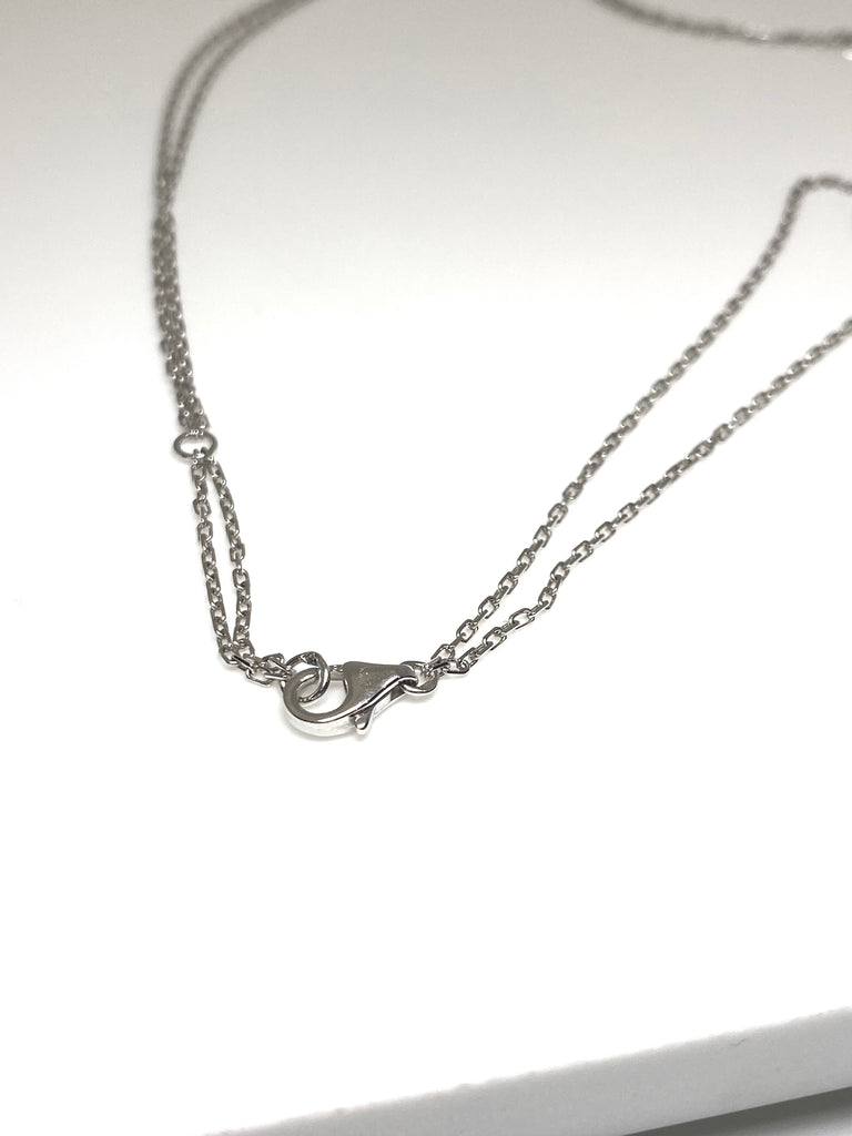 18CT WHITE GOLD ORIGINAL CARTIER LOVE NECKLACE