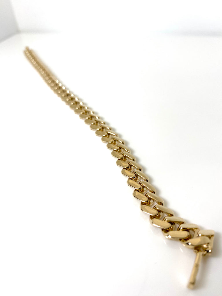 9CT GOLD LARGE LINK BRACELET