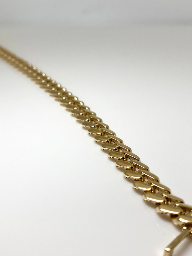 9CT GOLD LARGE LINK BRACELET