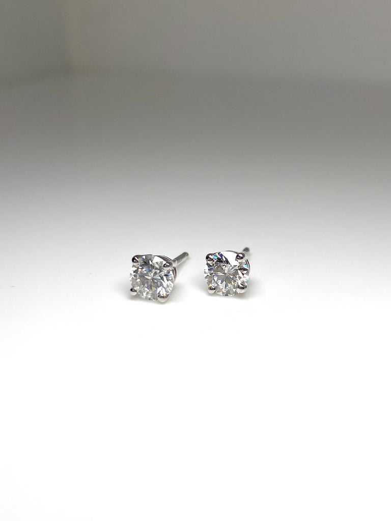 18CT 1.20CT DIAMOND STUD EARRINGS