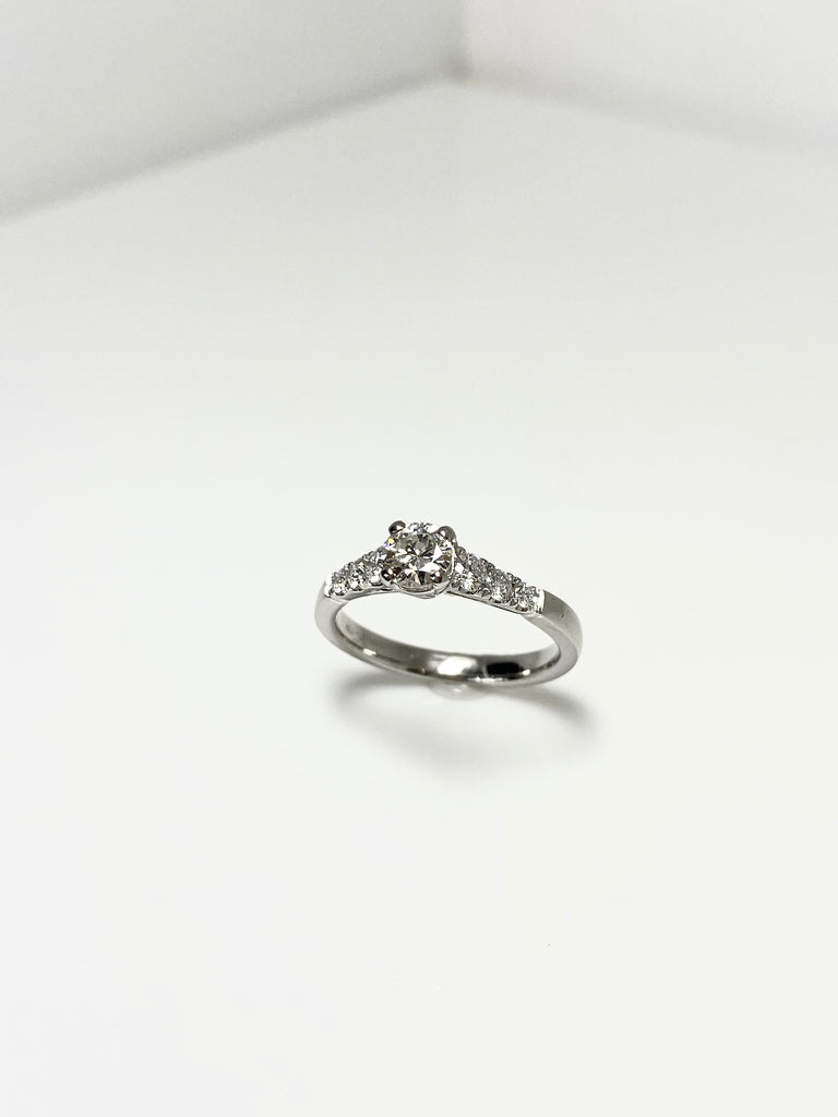 PLATINUM 55PT TOTAL DIAMOND RING