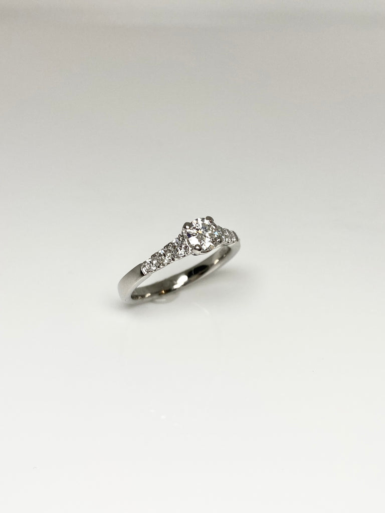 PLATINUM 55PT TOTAL DIAMOND RING