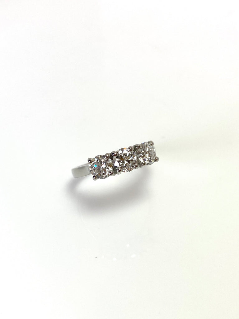 PLATINUM TRILOGY 1.50CT DIAMOND RING