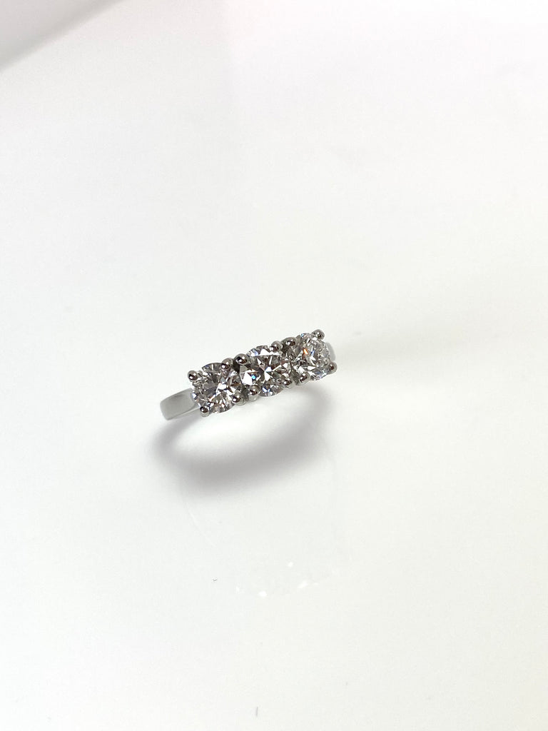 PLATINUM TRILOGY 1.50CT DIAMOND RING