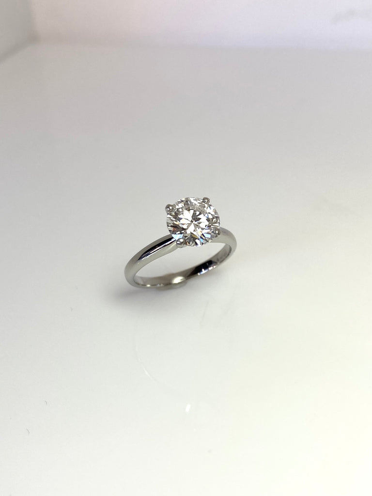 PLATINUM 2.00CT ROUND BRILLIANT CUT LAB-GROWN DIAMOND SOLITAIRE