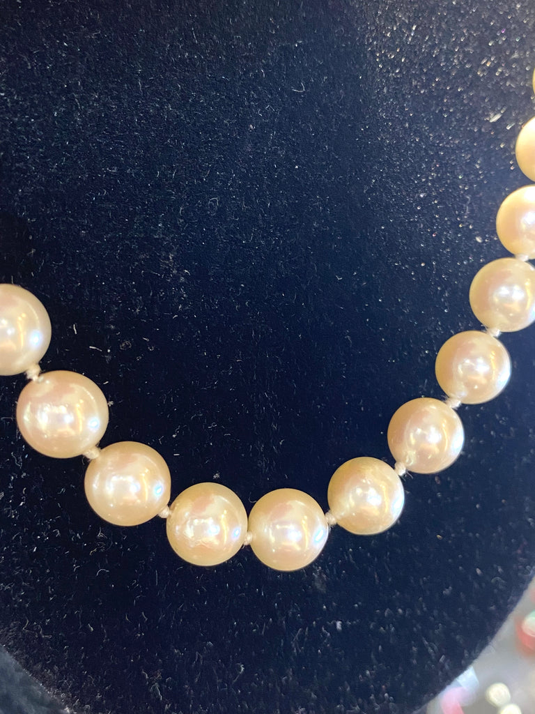 20'' CULTURED PINK LUSTRE PEARL NECKLACE