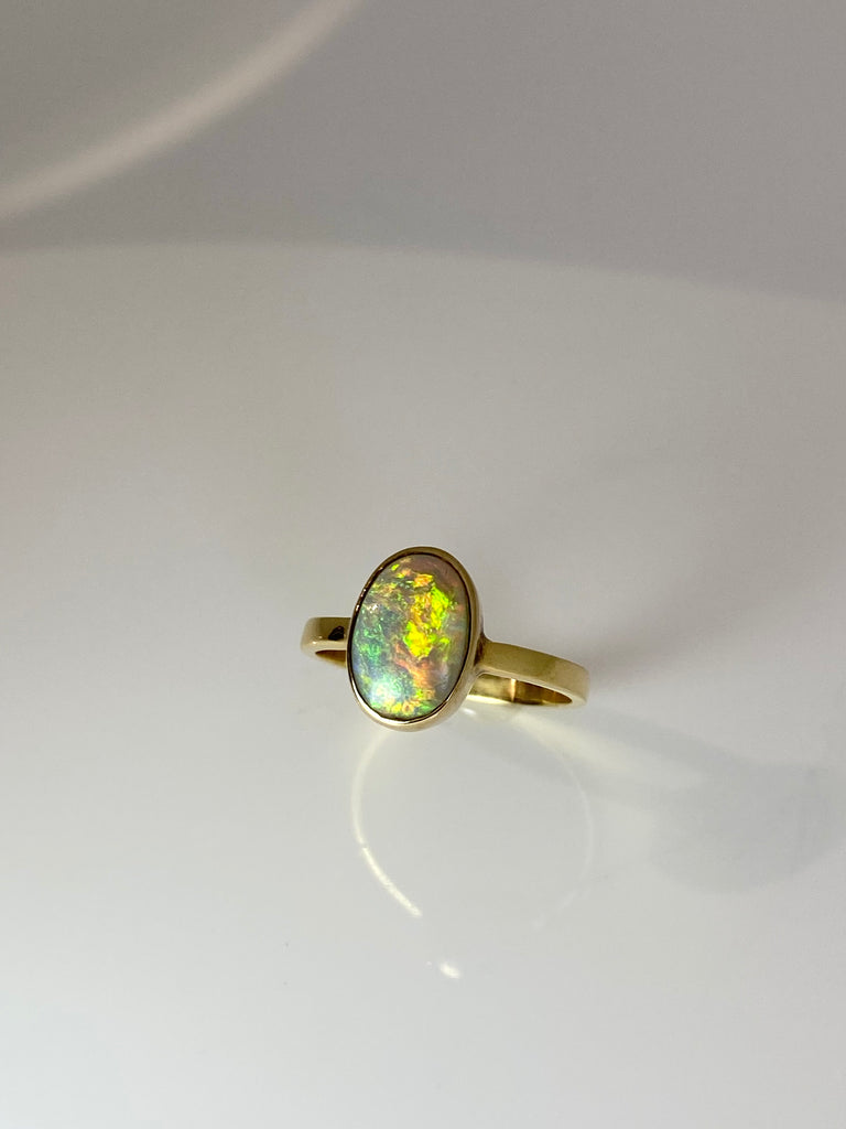 LIGHTENING RIDGE OPAL SOLITAIRE