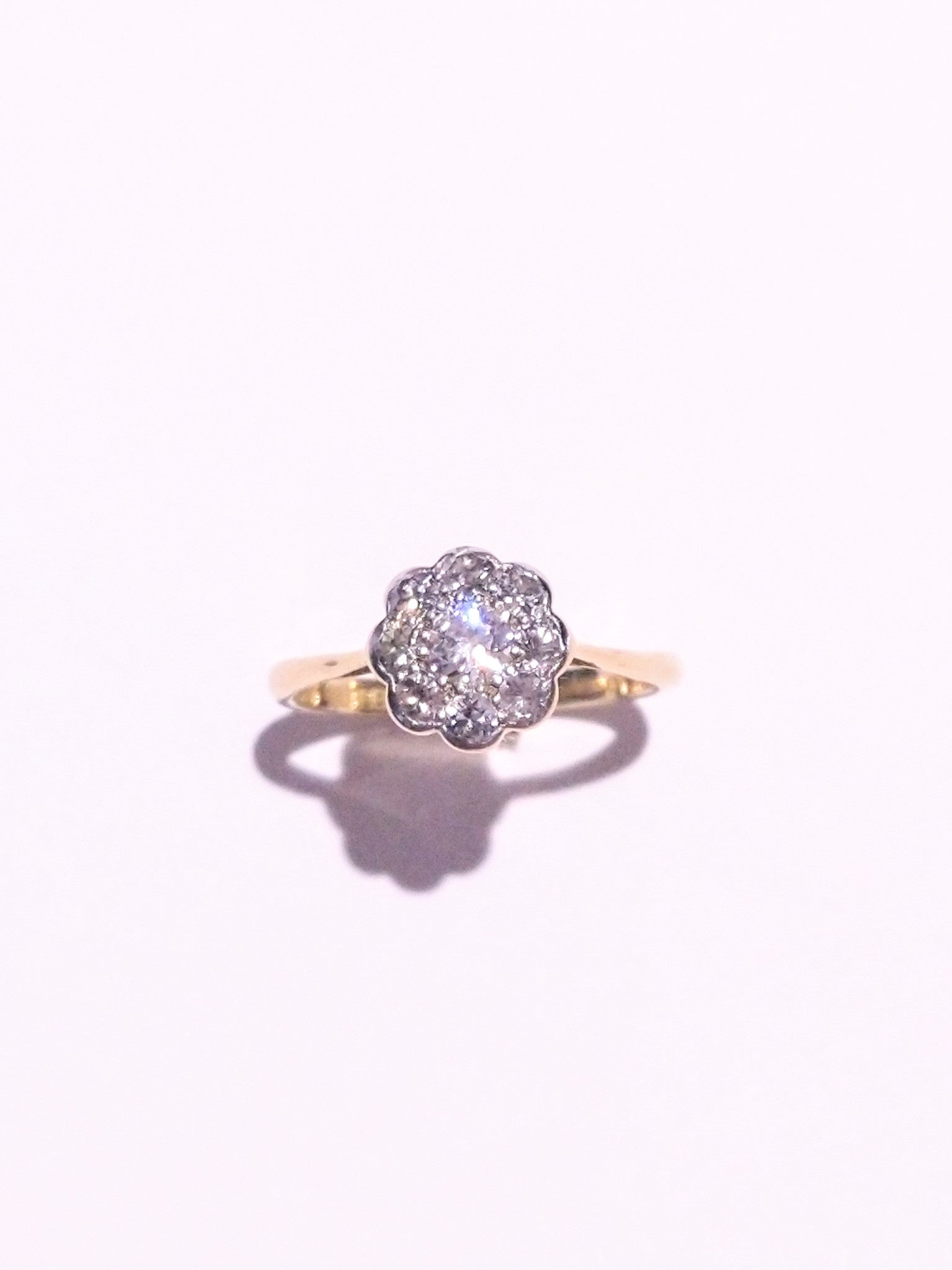 Vintage 1930s-40s Orange Blossom Old European Cut Diamond Engagement Ring –  Perry's Jewelry
